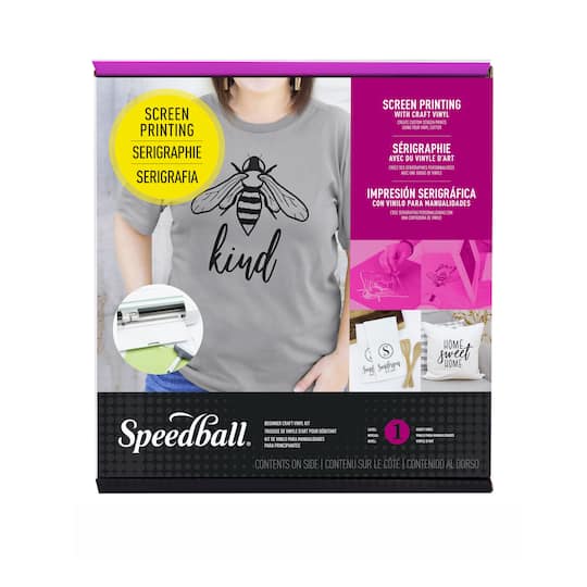 Speedball&#xAE; Beginner Screen Printing Craft Vinyl Kit